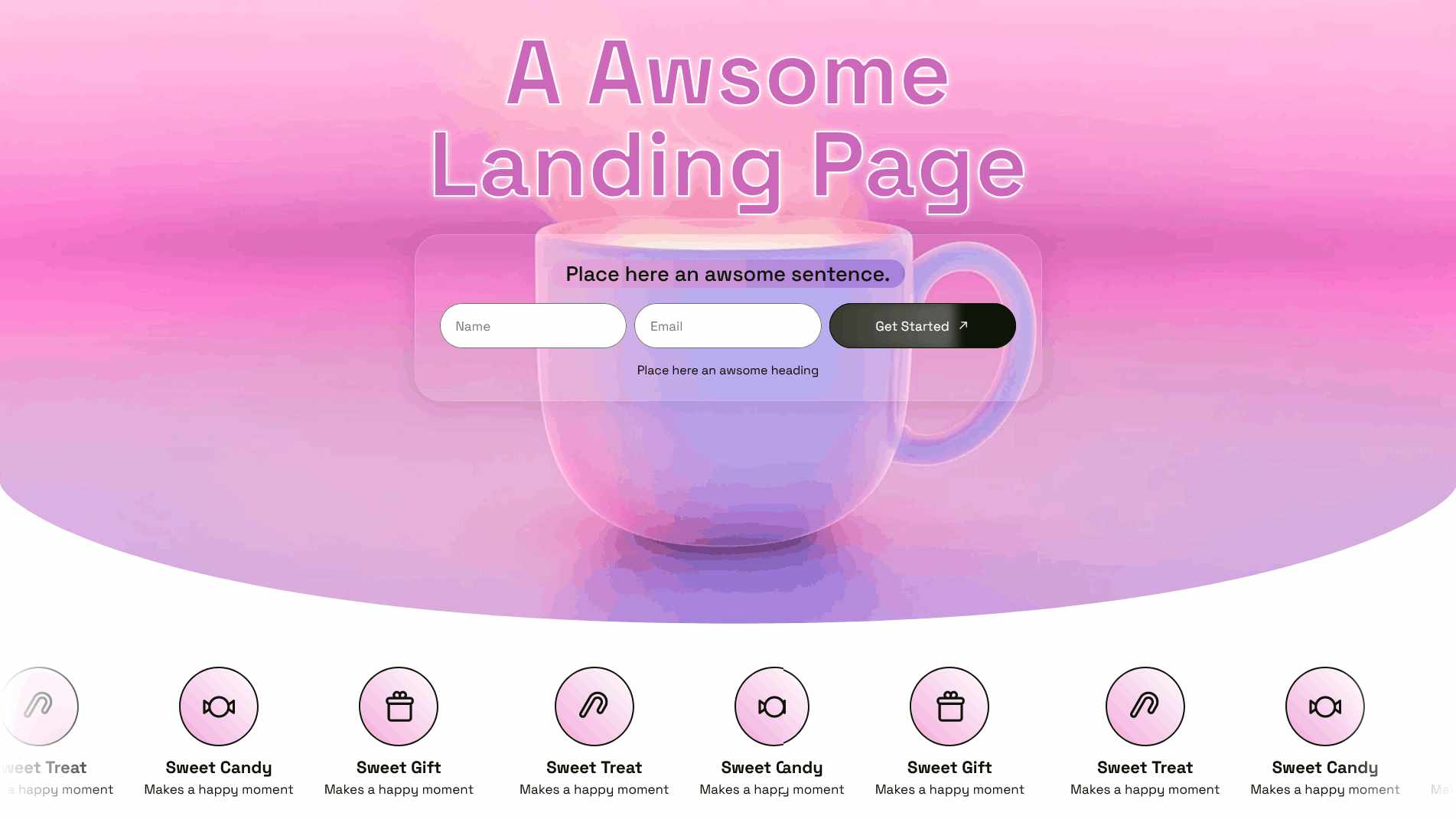 Awsome Landing Page Dream Digital Design